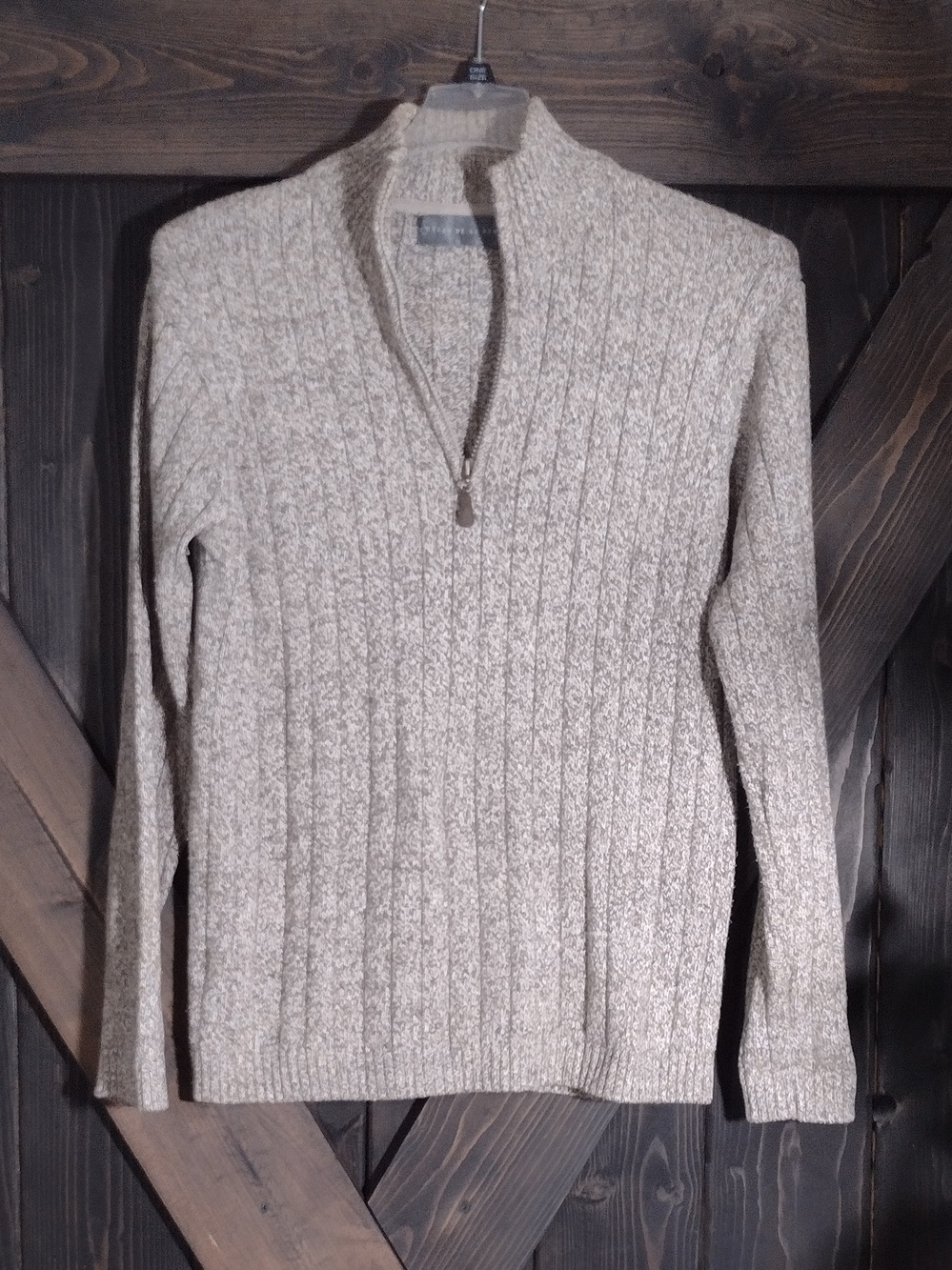 Oscar De La Renta Women's 3/4 Zip Sweater Size Medium